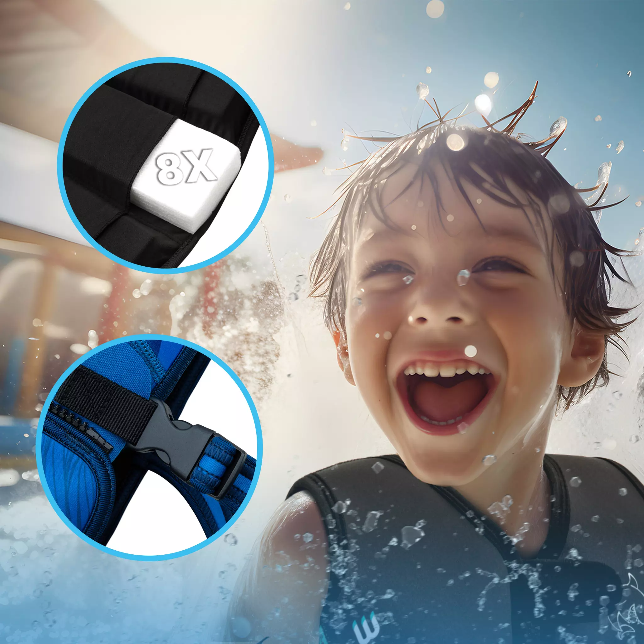 Bluemarina Schwimmhilfe für Kinder